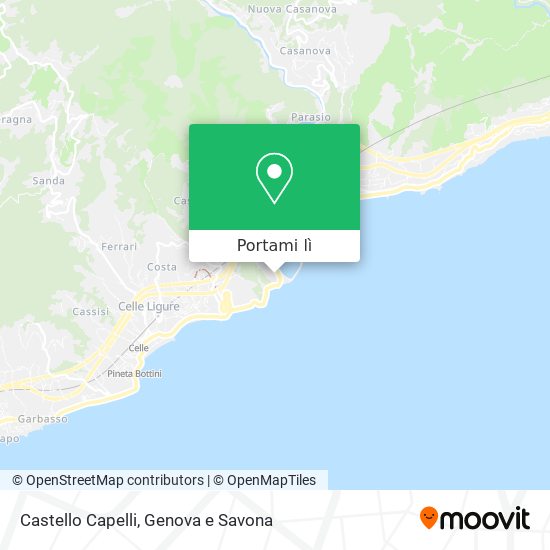 Mappa Castello Capelli