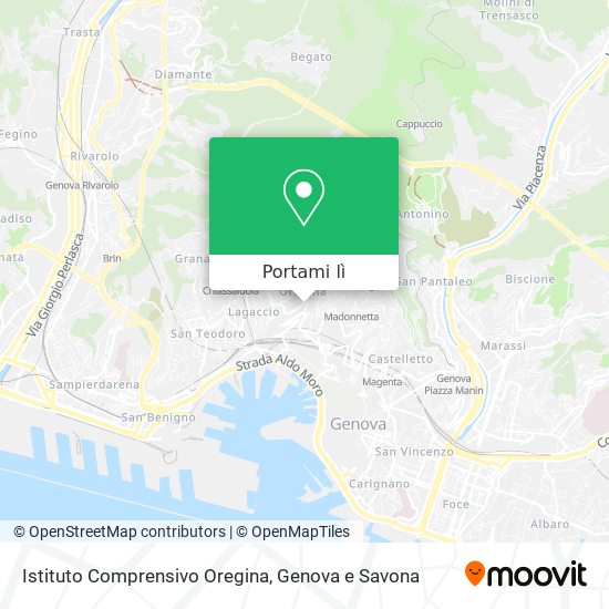 Mappa Istituto Comprensivo Oregina