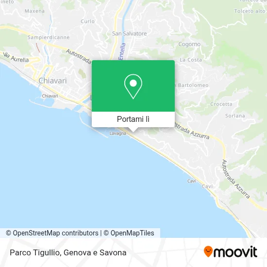 Mappa Parco Tigullio