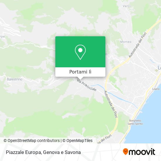 Mappa Piazzale Europa