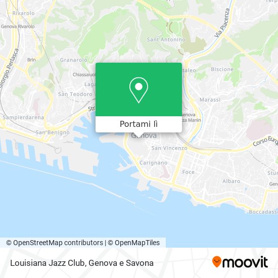 Mappa Louisiana Jazz Club