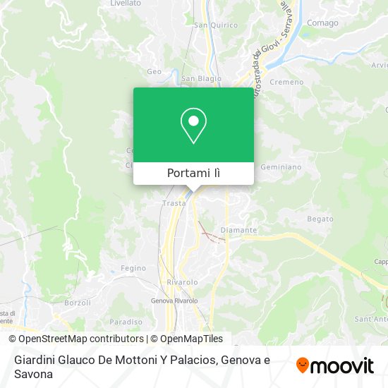 Mappa Giardini Glauco De Mottoni Y Palacios