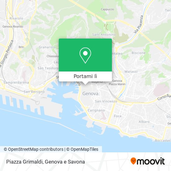 Mappa Piazza Grimaldi