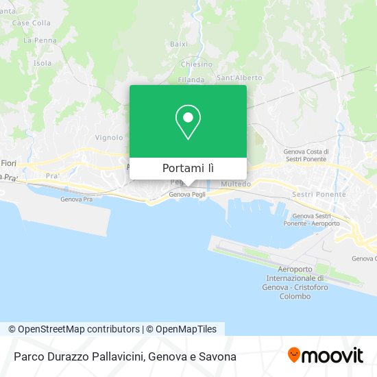 Mappa Parco Durazzo Pallavicini