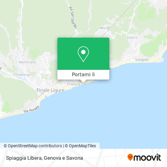 Mappa Spiaggia Libera