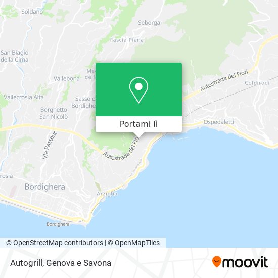 Mappa Autogrill