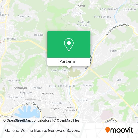 Mappa Galleria Veilino Basso