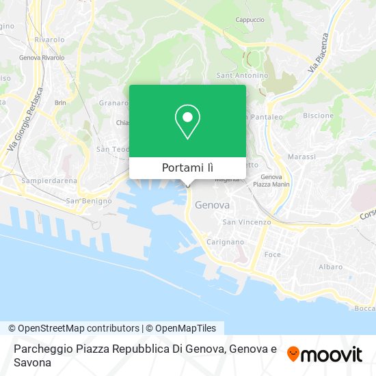 Mappa Parcheggio Piazza Repubblica Di Genova
