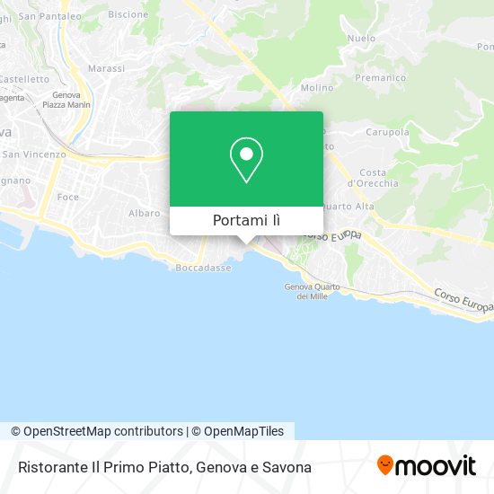 Mappa Ristorante Il Primo Piatto