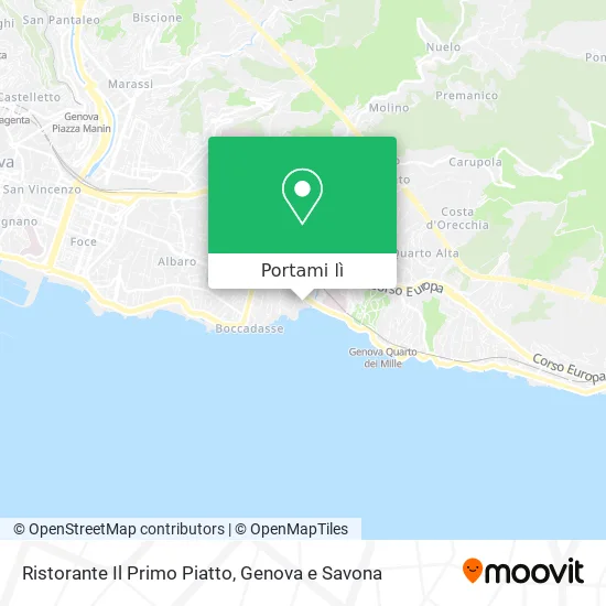 Mappa Ristorante Il Primo Piatto