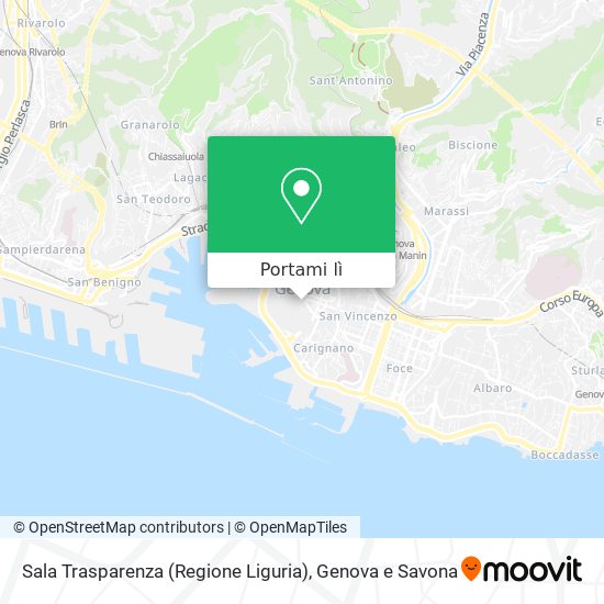 Mappa Sala Trasparenza (Regione Liguria)