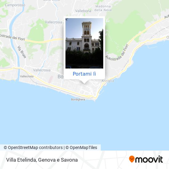 Mappa Villa Etelinda