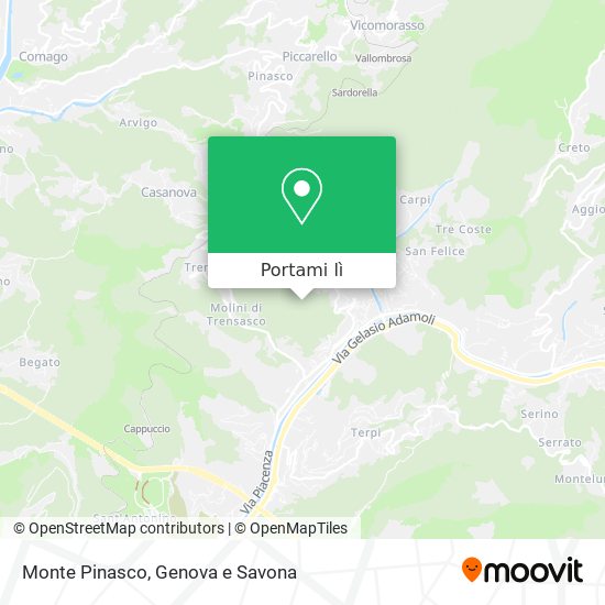 Mappa Monte Pinasco