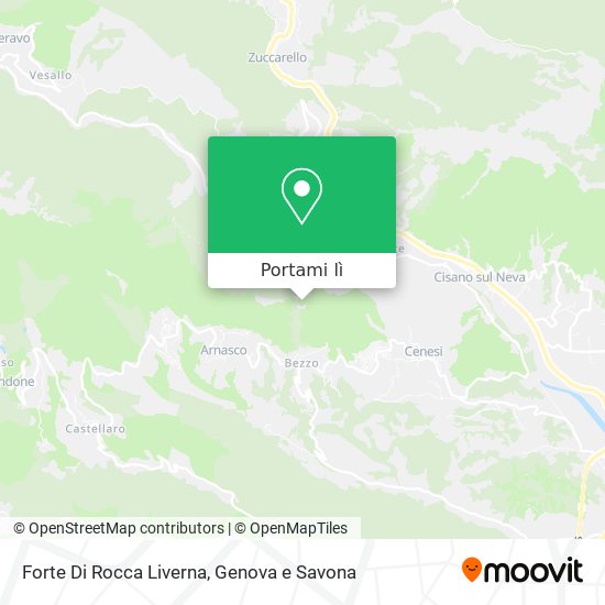 Mappa Forte Di Rocca Liverna