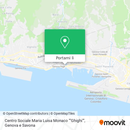 Mappa Centro Sociale Maria Luisa Monaco ""Ghighi""