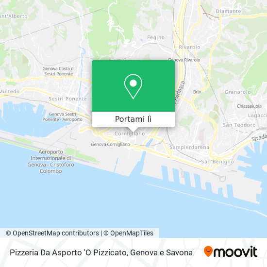 Mappa Pizzeria Da Asporto 'O Pizzicato