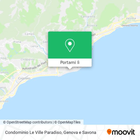 Mappa Condominio Le Ville Paradiso
