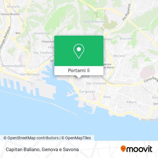 Mappa Capitan Baliano