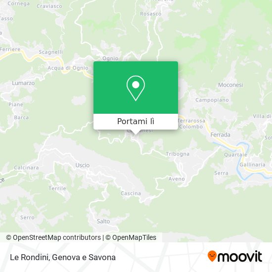 Mappa Le Rondini