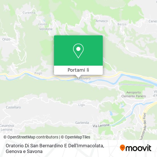Mappa Oratorio Di San Bernardino E Dell'Immacolata