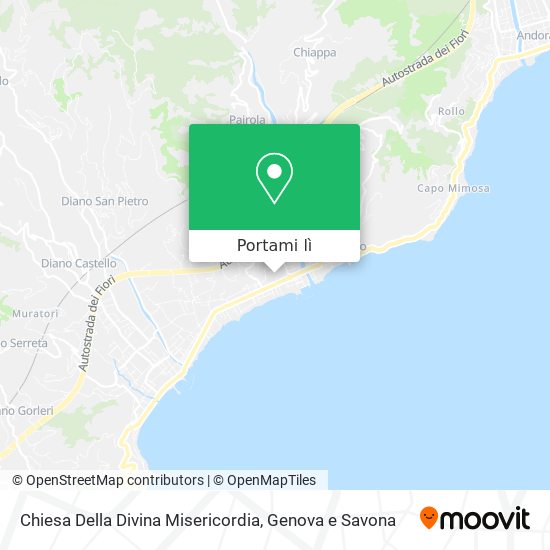 Mappa Chiesa Della Divina Misericordia