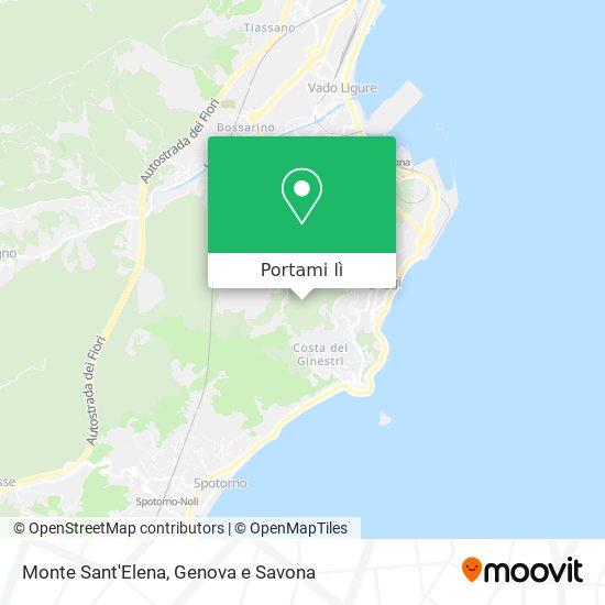 Mappa Monte Sant'Elena