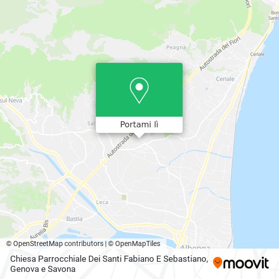 Mappa Chiesa Parrocchiale Dei Santi Fabiano E Sebastiano