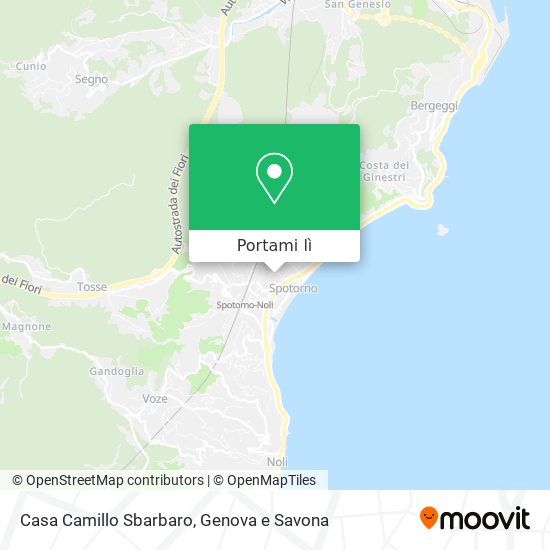 Mappa Casa Camillo Sbarbaro