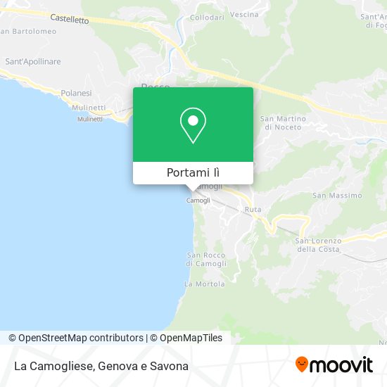 Mappa La Camogliese