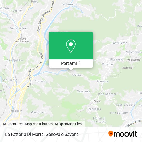 Mappa La Fattoria Di Marta