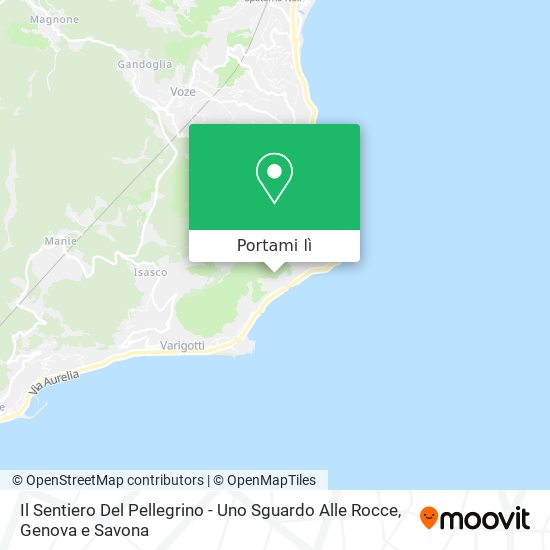 Mappa Il Sentiero Del Pellegrino - Uno Sguardo Alle Rocce