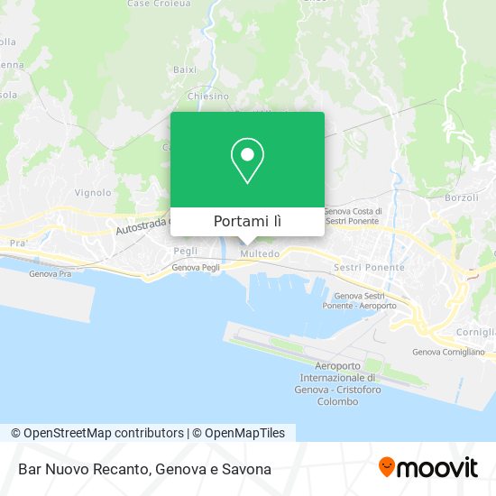 Mappa Bar Nuovo Recanto