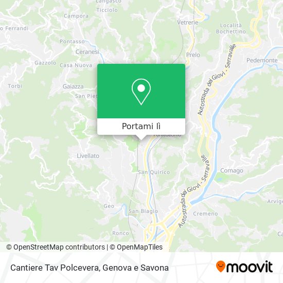 Mappa Cantiere Tav Polcevera