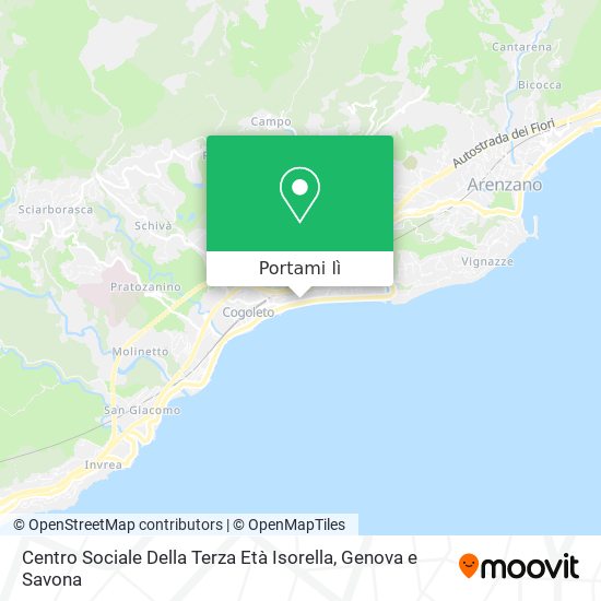 Mappa Centro Sociale Della Terza Età Isorella