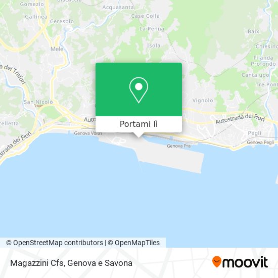 Mappa Magazzini Cfs