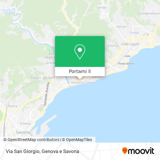 Mappa Via San Giorgio