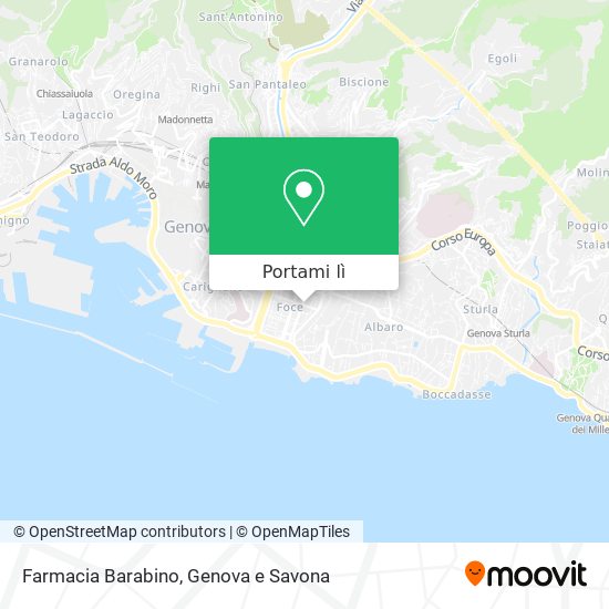 Mappa Farmacia Barabino