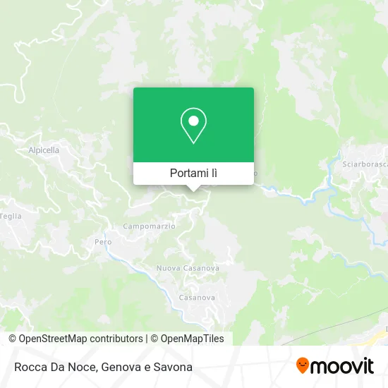 Mappa Rocca Da Noce