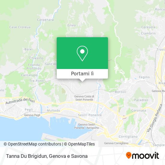 Mappa Tanna Du Brigidun