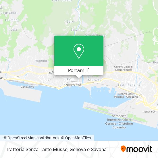 Mappa Trattoria Senza Tante Musse