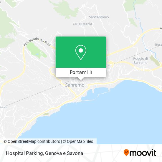 Mappa Hospital Parking