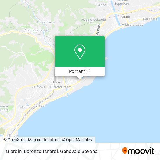 Mappa Giardini Lorenzo Isnardi