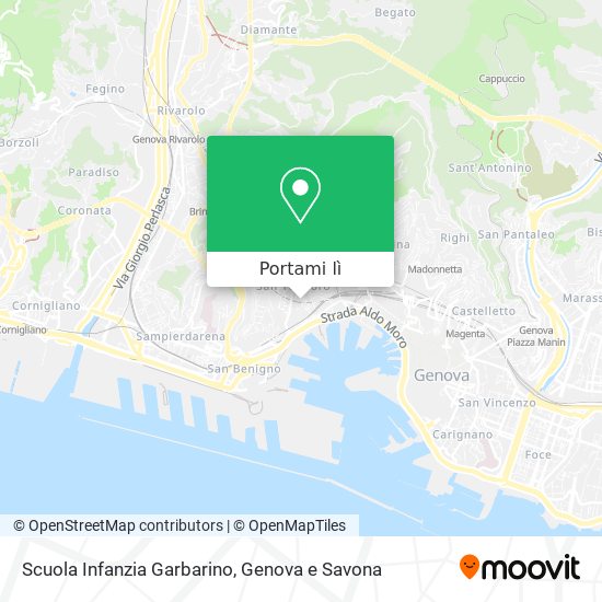 Mappa Scuola Infanzia Garbarino