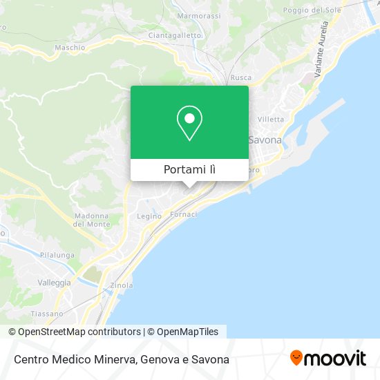 Mappa Centro Medico Minerva