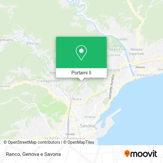 Mappa Ranco