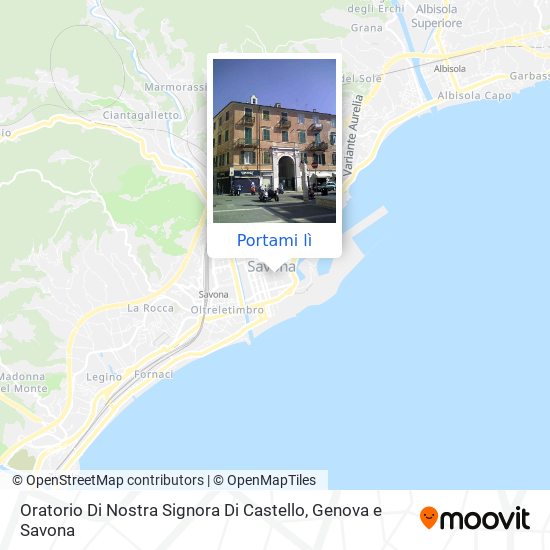 Mappa Oratorio Di Nostra Signora Di Castello