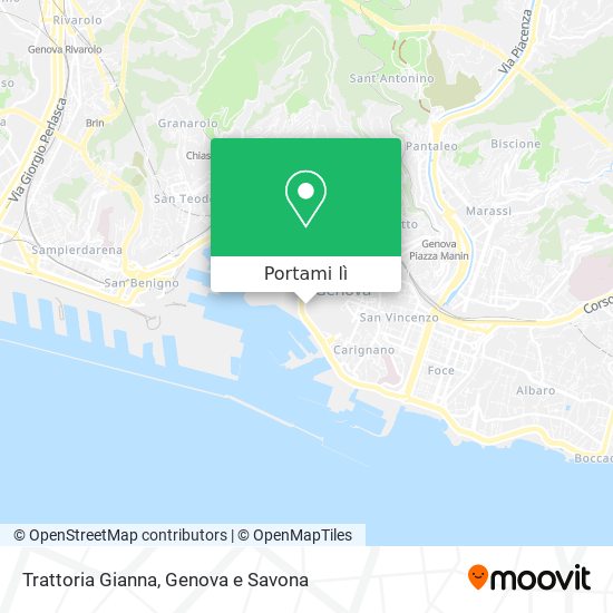 Mappa Trattoria Gianna