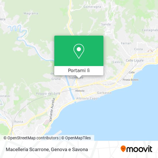Mappa Macelleria Scarrone
