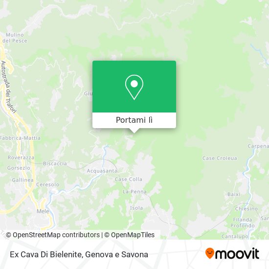 Mappa Ex Cava Di Bielenite