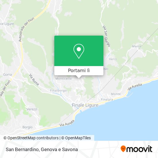 Mappa San Bernardino